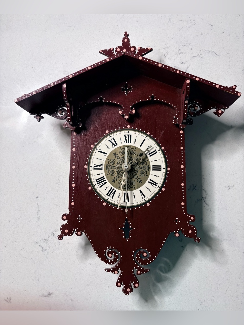 German Designed Hand Carved Wooden Cuckcoo Wall Clock -